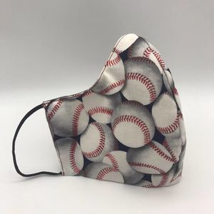 Face mask Baseball Size Large adult reversible New